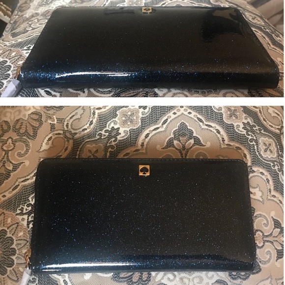 ✨KATE SPADE✨Last 1! HOST PICK🎉Sparkle Blue Wallet - Picture 5 of 8